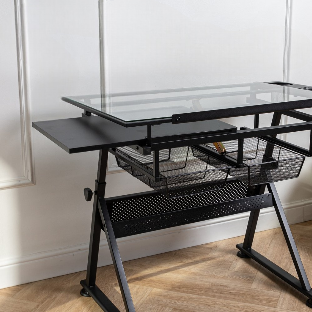 Стол для черчения и рисования "SoulArt 192909", стекло, с реryлировкой столешницы - 5