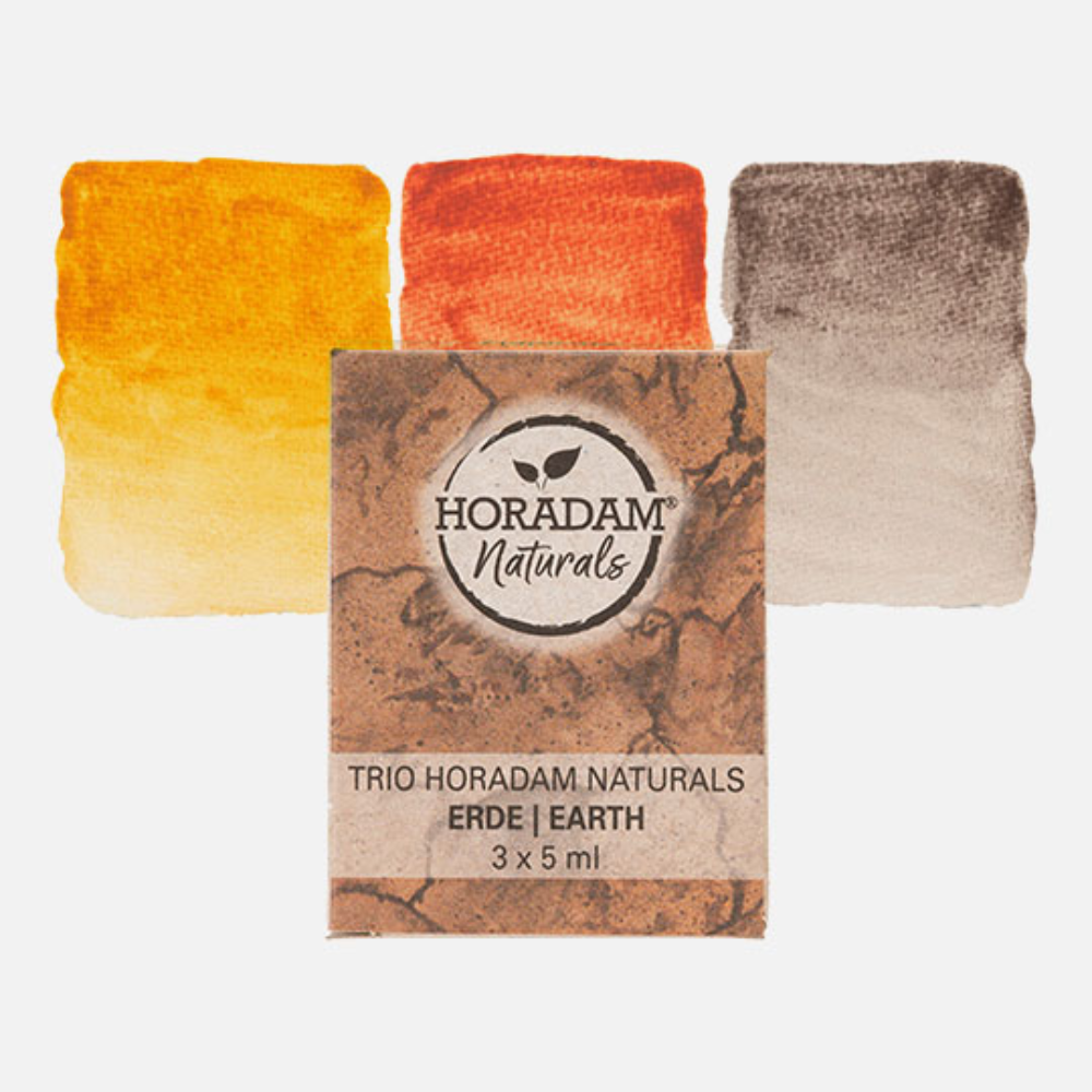 Краски акварельные "Schmincke. Horadam Naturals. Earth", набор 3 цвета, 5 мл, тубы