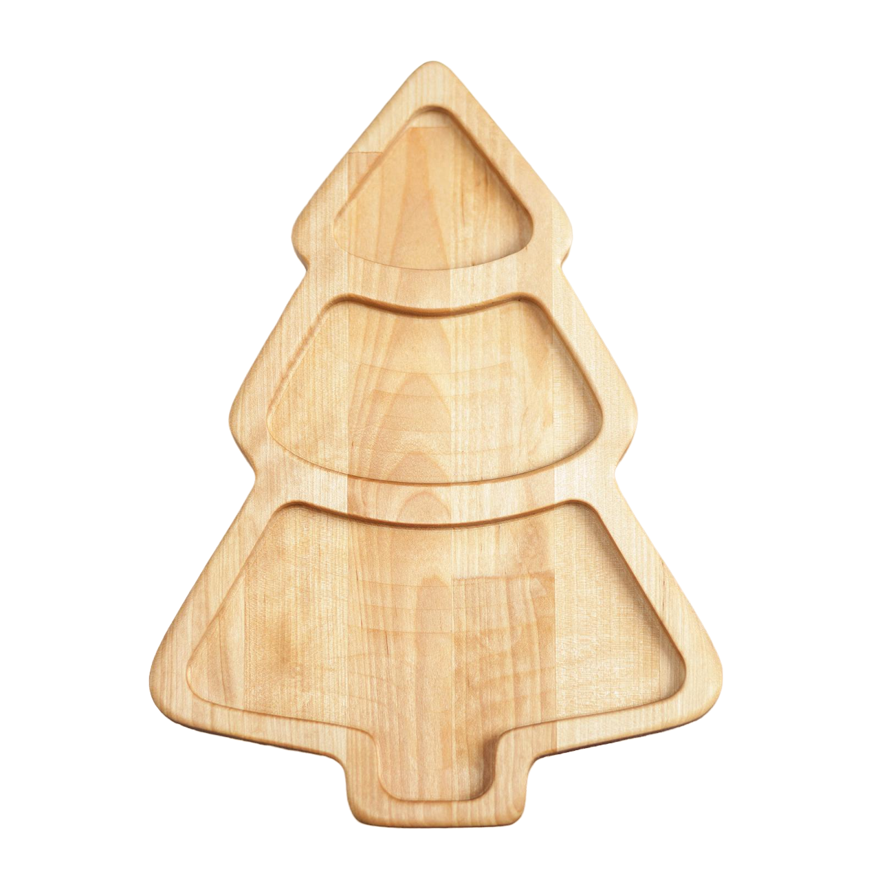 Менажница "Елка", коричневый