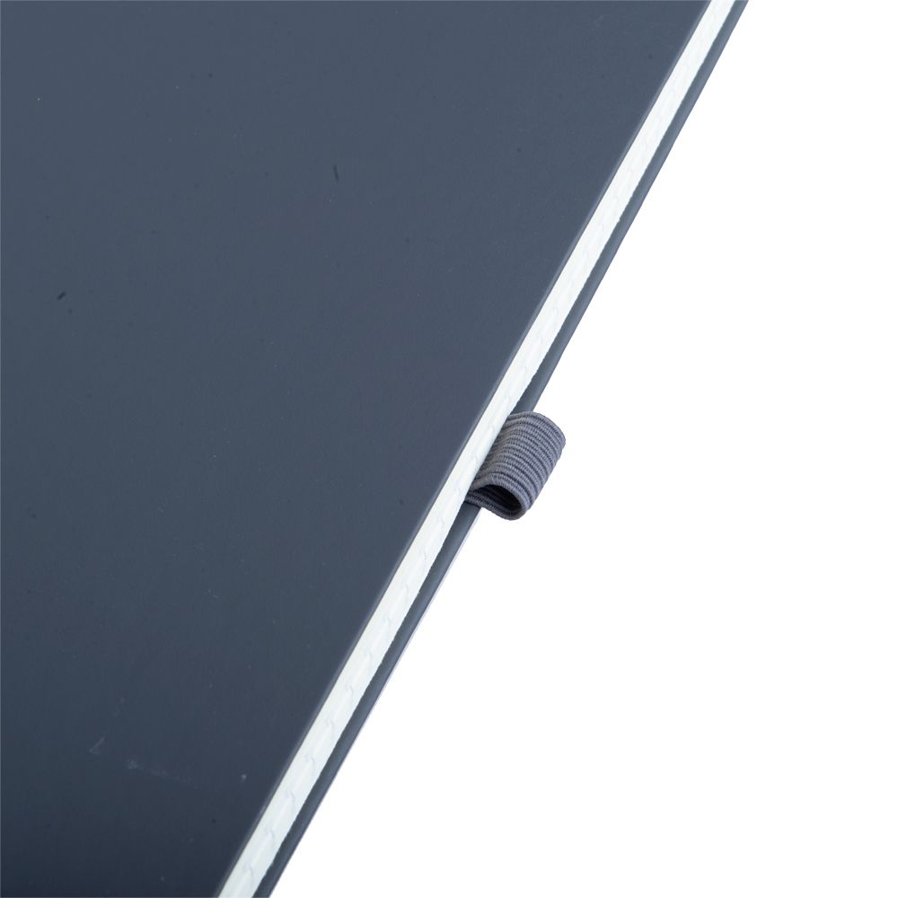 Блокнот "Matra" на резинке, А4, 88 листов, линейка, антрацит - 6