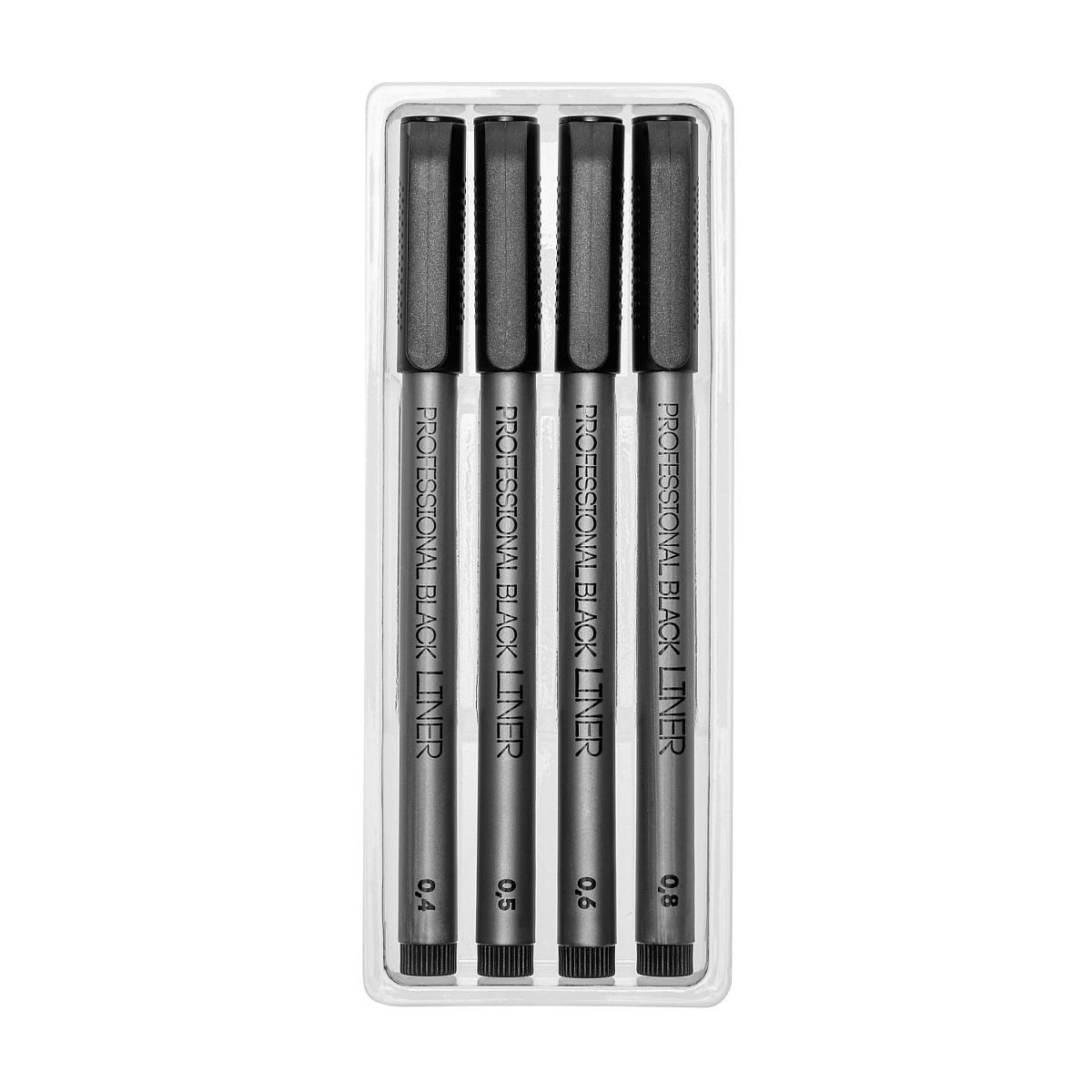 Набор ручек капиллярных "Professional Fine Liners", 4 штуки - 5