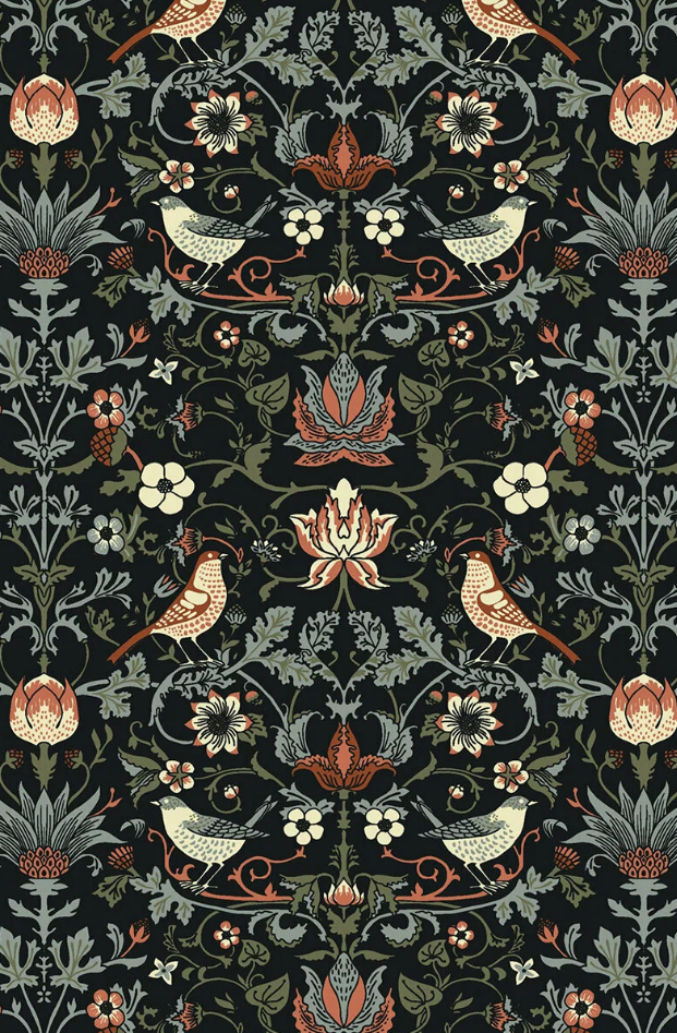 Ежедневник "William Morris Inspiration", А5, желтые и розовые цветы - 5