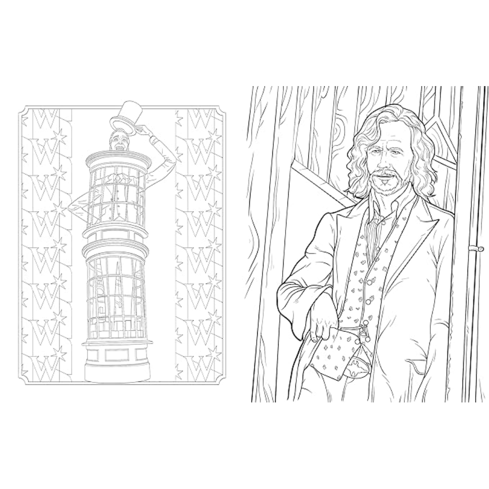 Раскраска "Colouring Book. Harry Potter: Gryffindor House Pride", (английский язык) - 4