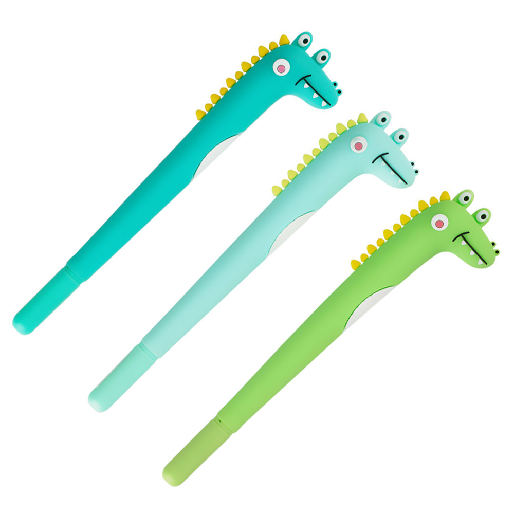 Ручка шариковая "Alligators", 0,7 мм, ассорти, стерж. синий - 3