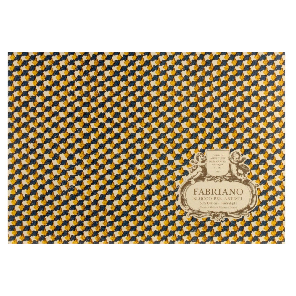 Блок-склейка бумаги для акварели "Fabriano. Blocco Per Artisti", 50 % хлопок, мелкое зерно, 36х50 см, 300 г/м2, 20 листов