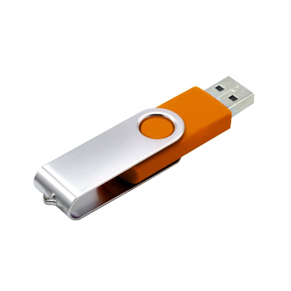 USB Flash 2.0 16 Gb VDF-008, пластик, метал, оранжевый  