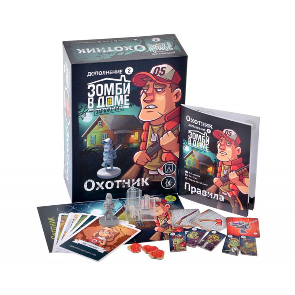 Игра настольная "Зомби в доме: Заражение. Охотник" - 4