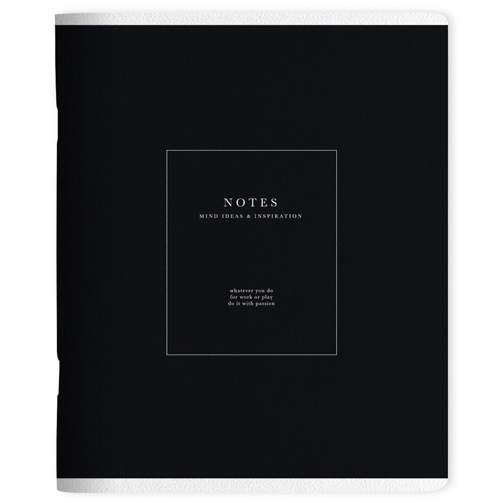 Тетрадь "Notes", А5, 48 листов, клетка, черный