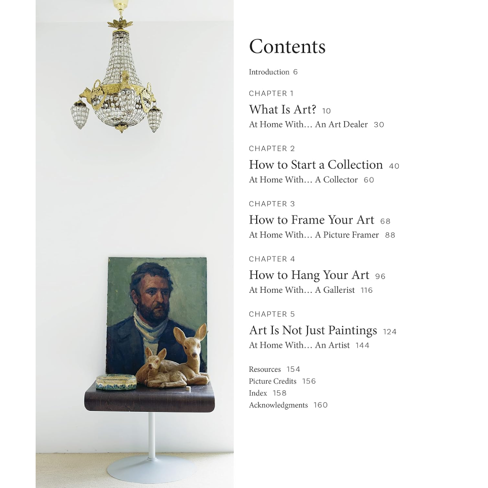 Книга на английском языке "Art at Home. An accessible guide to collecting and curating art in your home", Rachel Loos