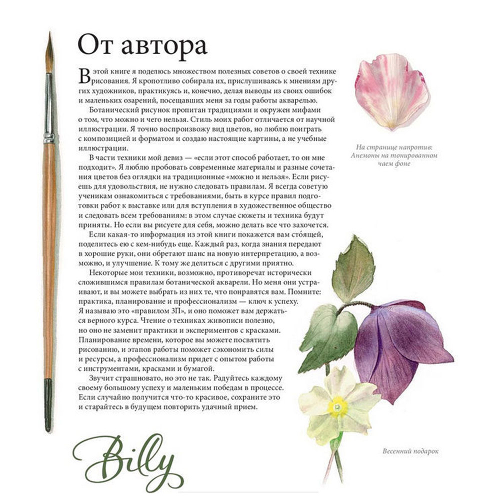 Книга "Ботанические портреты. Практическое руководство по рисованию акварелью", Билли Шоуэлл - 4
