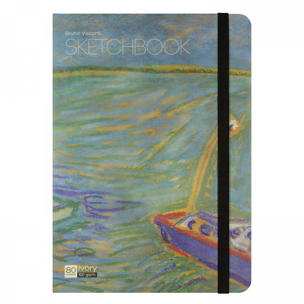 Скетчбук "Bruno Visconti", 17.9x25 см, 100 г/м2, 80 листов, ассорти - 7