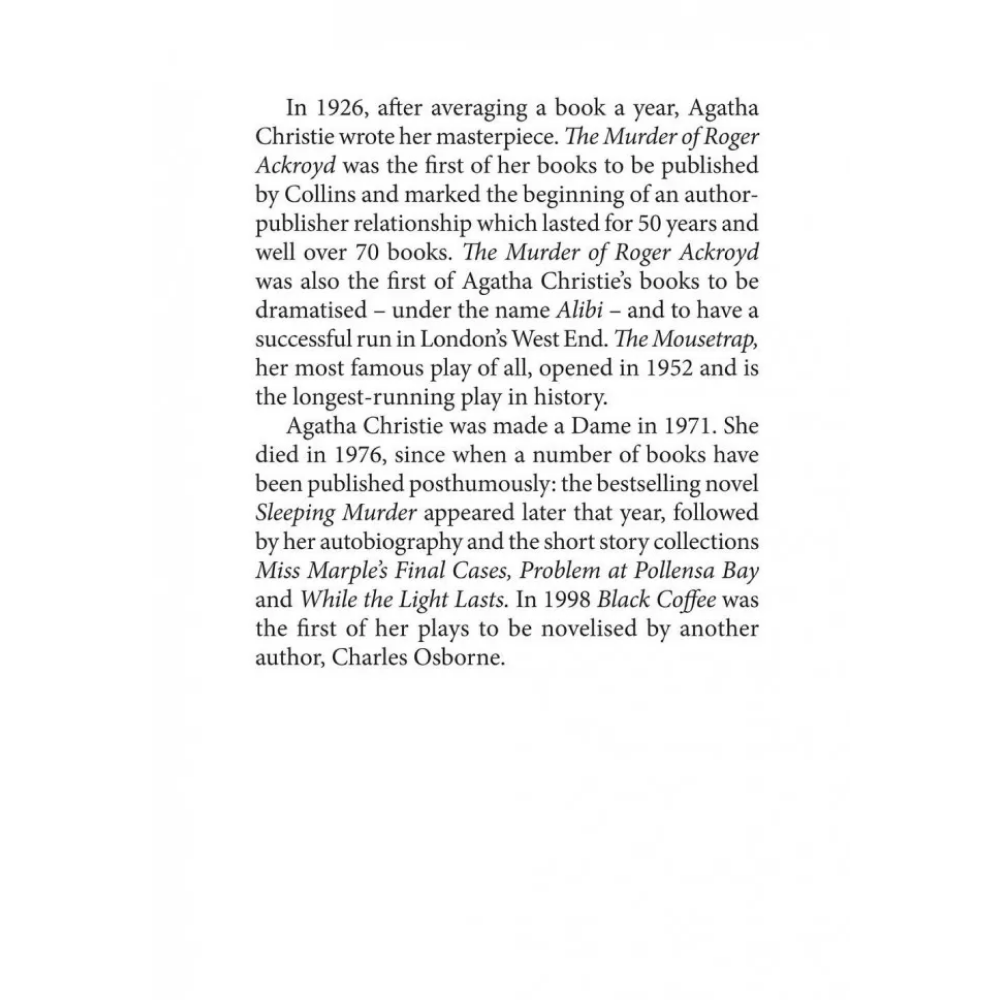 Книга на английском языке "Рождество Эркюля Пуаро. Hercule Poirot's Christmas", Агата Кристи - 3