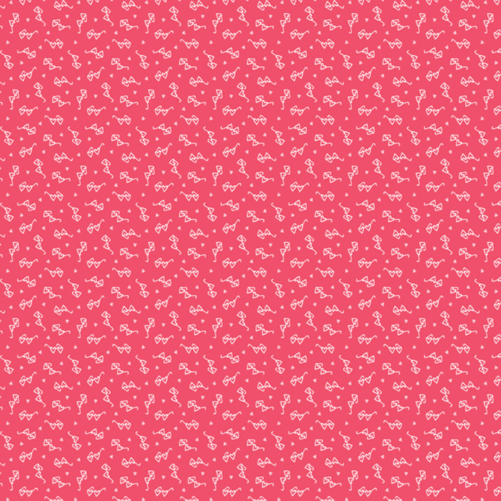 Бумага декоративная в рулоне "Love" 1*0,7 м, ассорти - 3