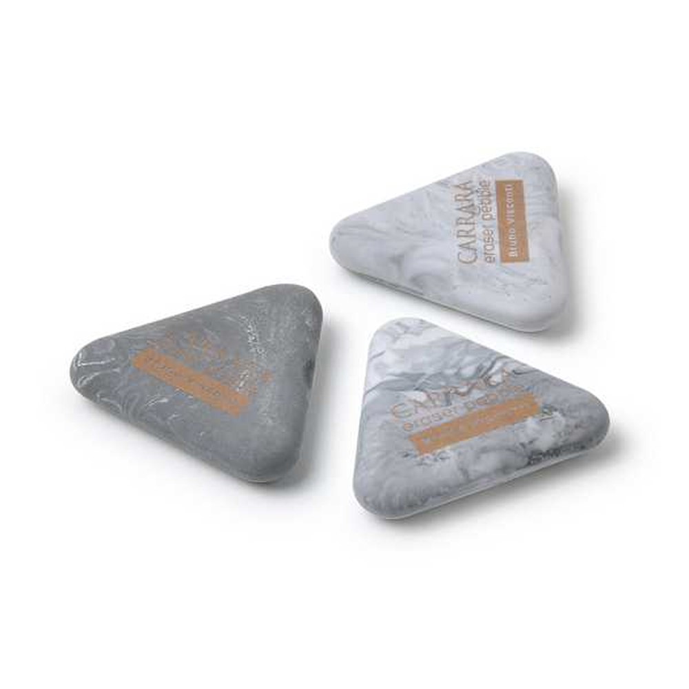 Ластик "Carrara", ассорти, белый, серый