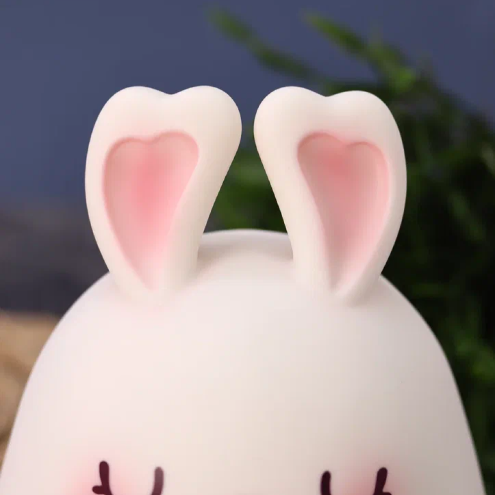 Копилка "Sleeping bunny", пластик, белый