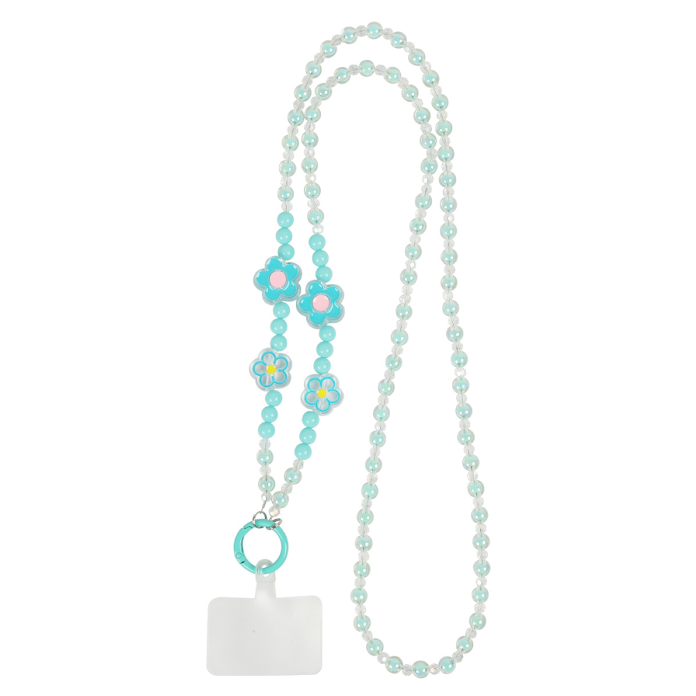 Брелок "Цветы", мятный