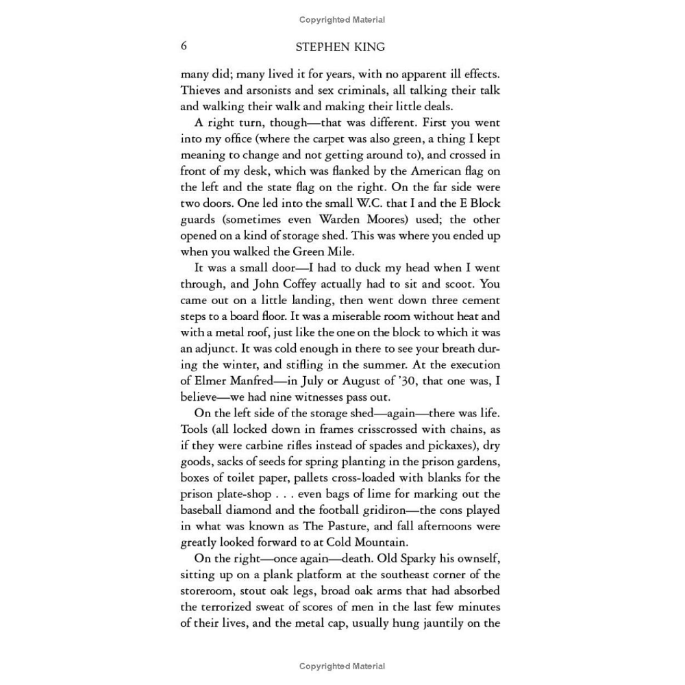 Книга на английском языке "The Green Mile", Stephen King - 16