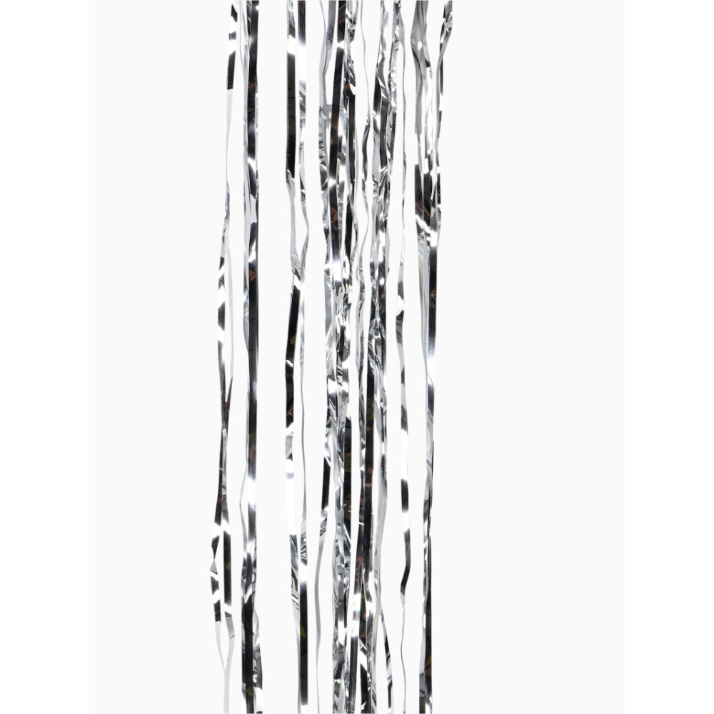 Гирлянда-дождик "Новогодний", 7,5х150 см, фольга, серебристый - 5