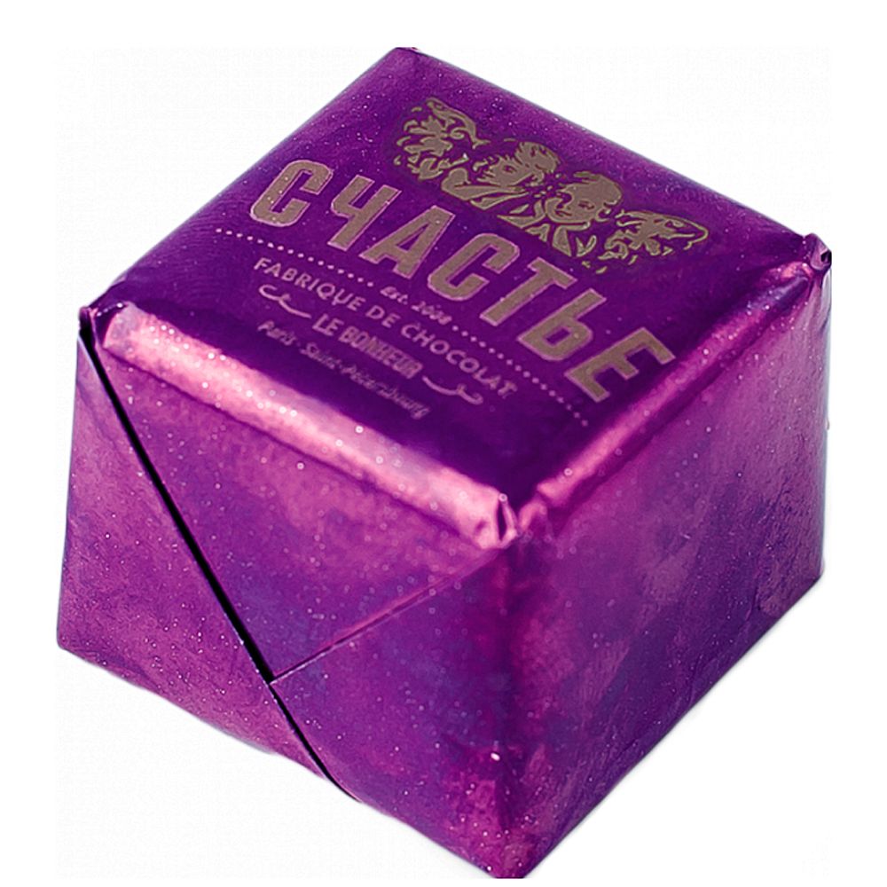 Конфеты "Счастье" пралине в горьком шоколаде с черносливом и грецким орехом, 50 г