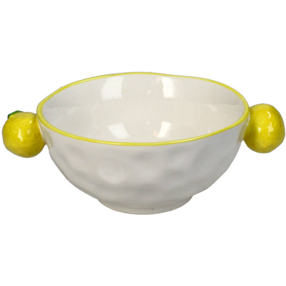 Тарелка фарфоровая "Lemon", 14.8х10.9 см, белый - 2