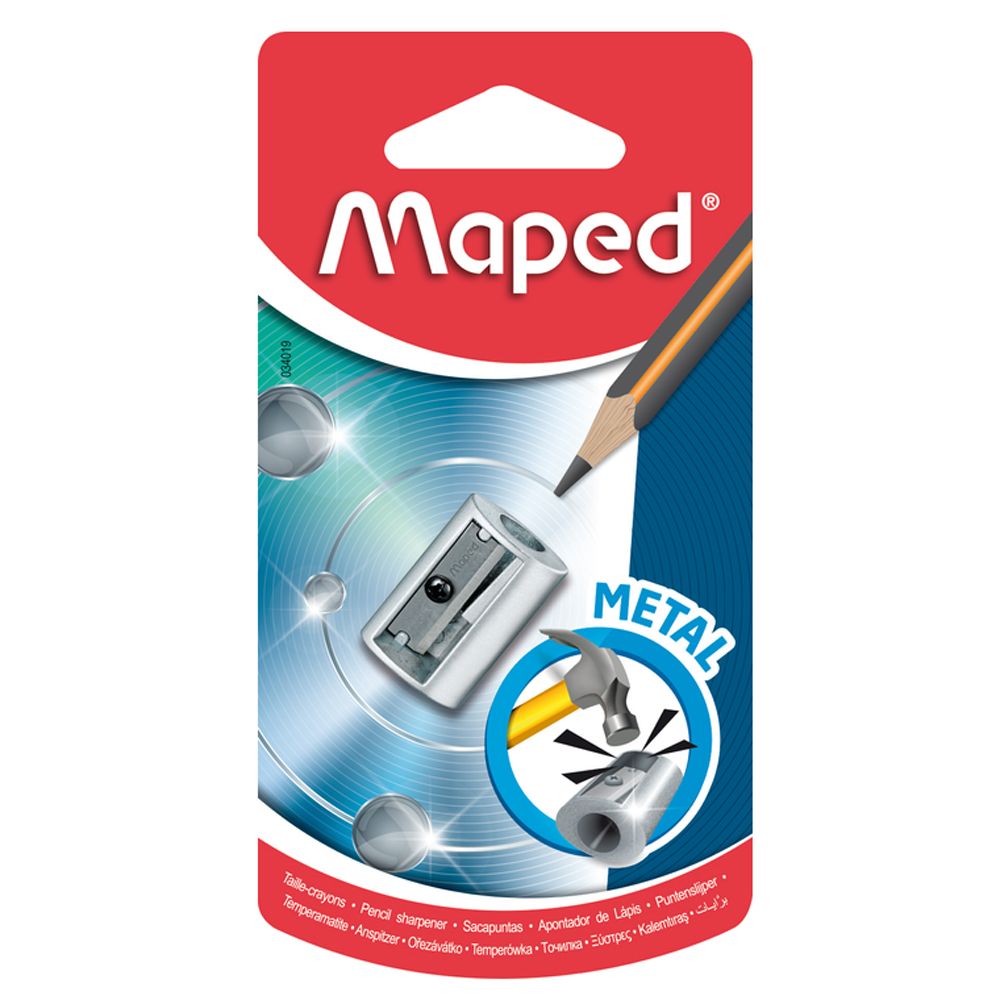Точилка Maped "Satellite", 1 отверстие, без контейнера, блистер - 2