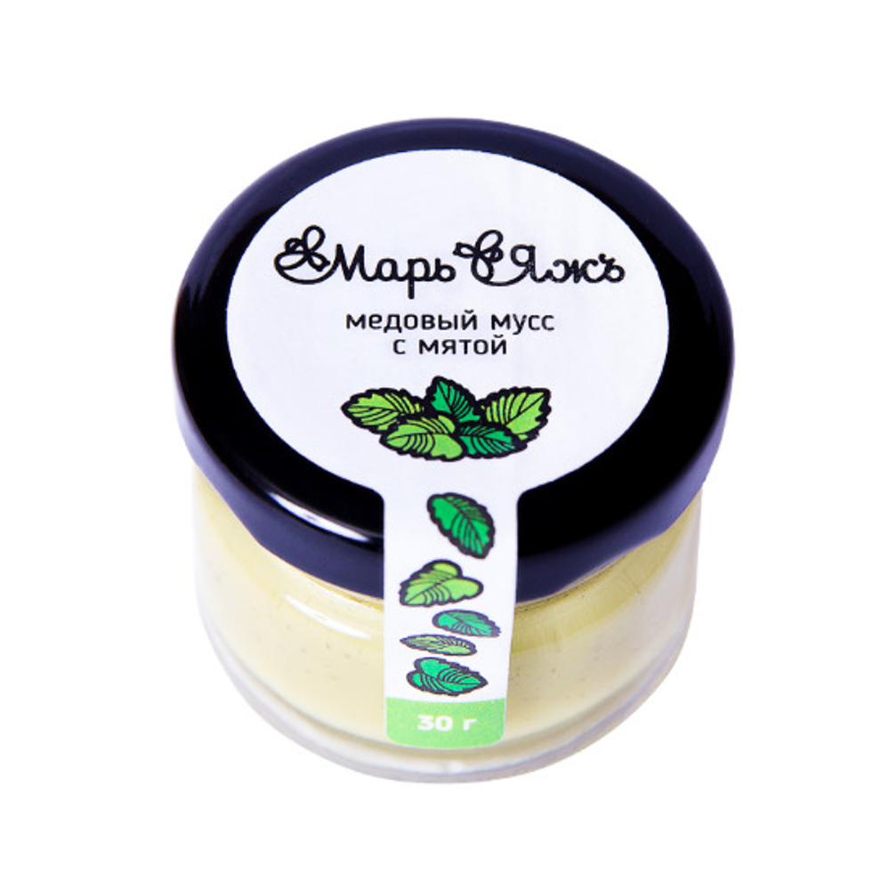 Медовый мусс "МарьЯжъ" с мятой, 30 гр 