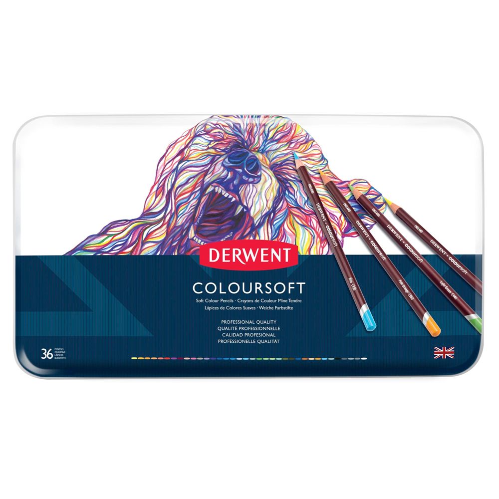Набор цветных карандашей "Coloursoft", 36 цветов