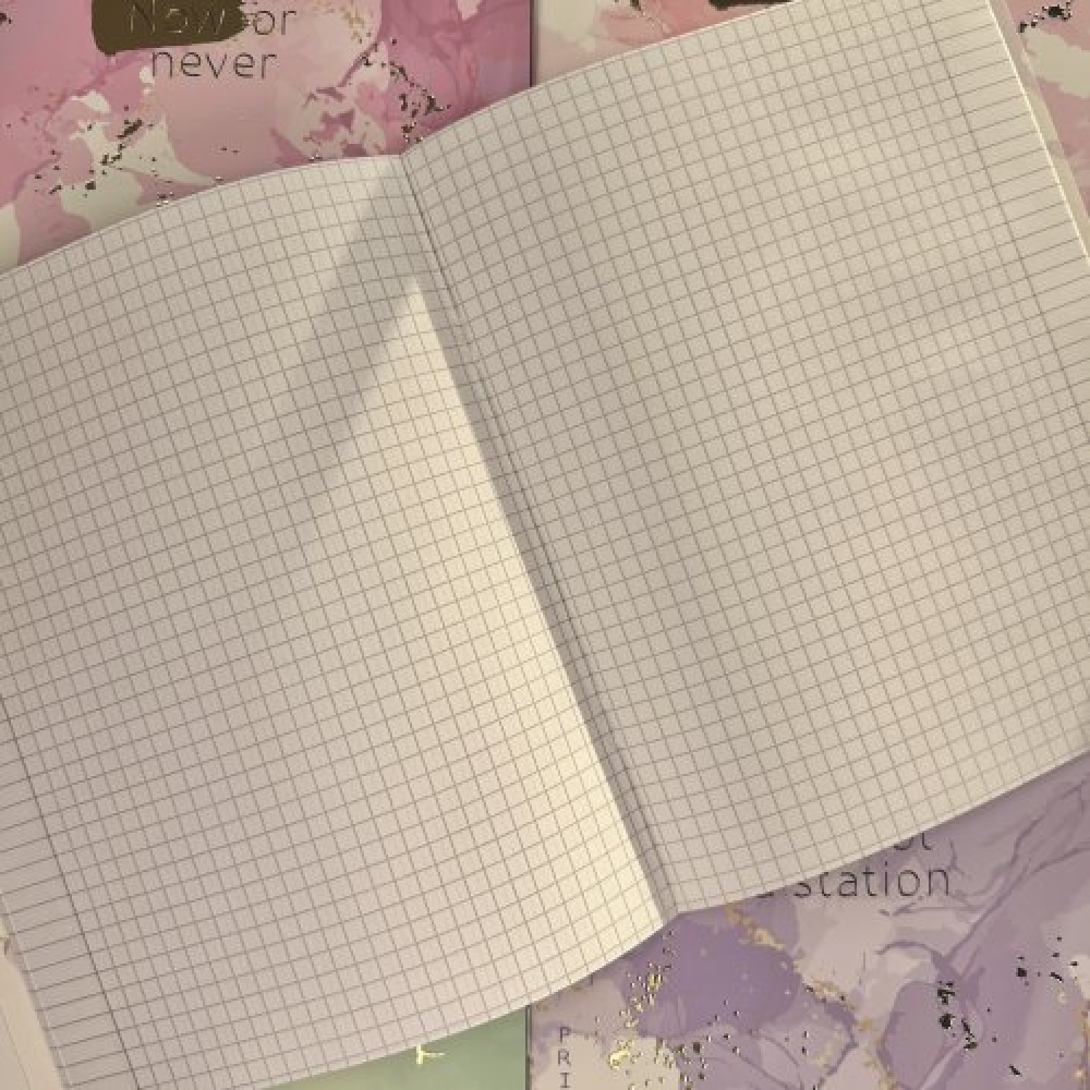 Тетрадь "Primavera", A5, 48 листов, клетка, скоба сбоку, ассорти - 15