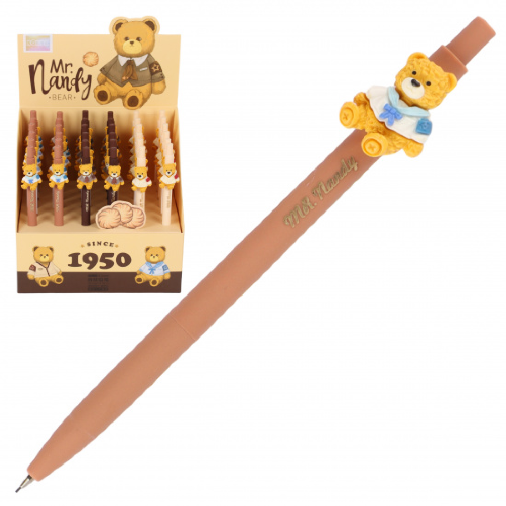 Карандаш автоматический "Мишка Нанди", 0,5 мм, HB, пласт., ассорти