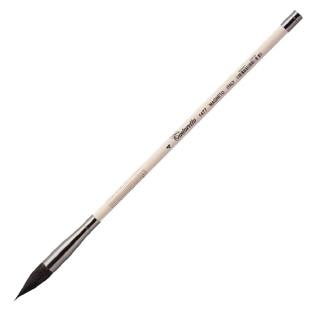 Кисть для рисования "Tintoretto Magneto", имитация белки, круглая, №8