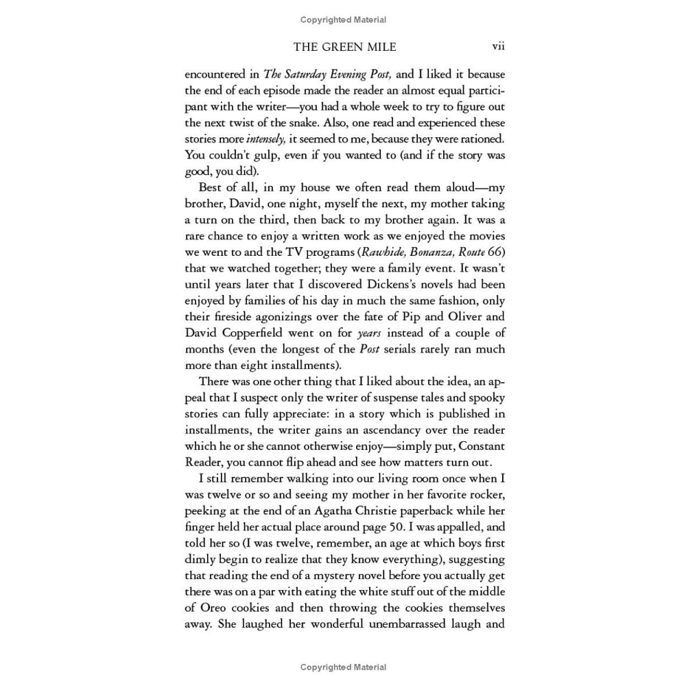 Книга на английском языке "The Green Mile", Stephen King - 8