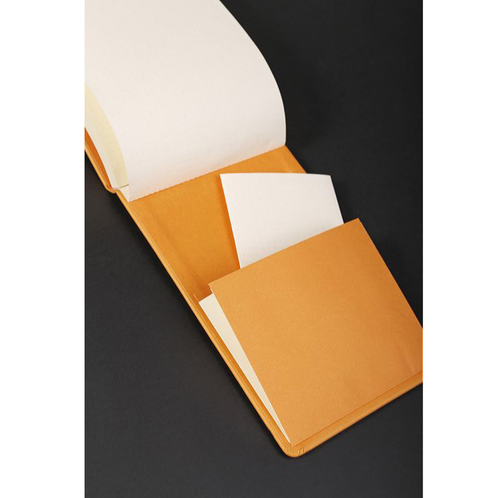 Блокнот "Rhodiarama Webnotepad" на резинке, A5, 96 листов, линейка, морская волна - 4