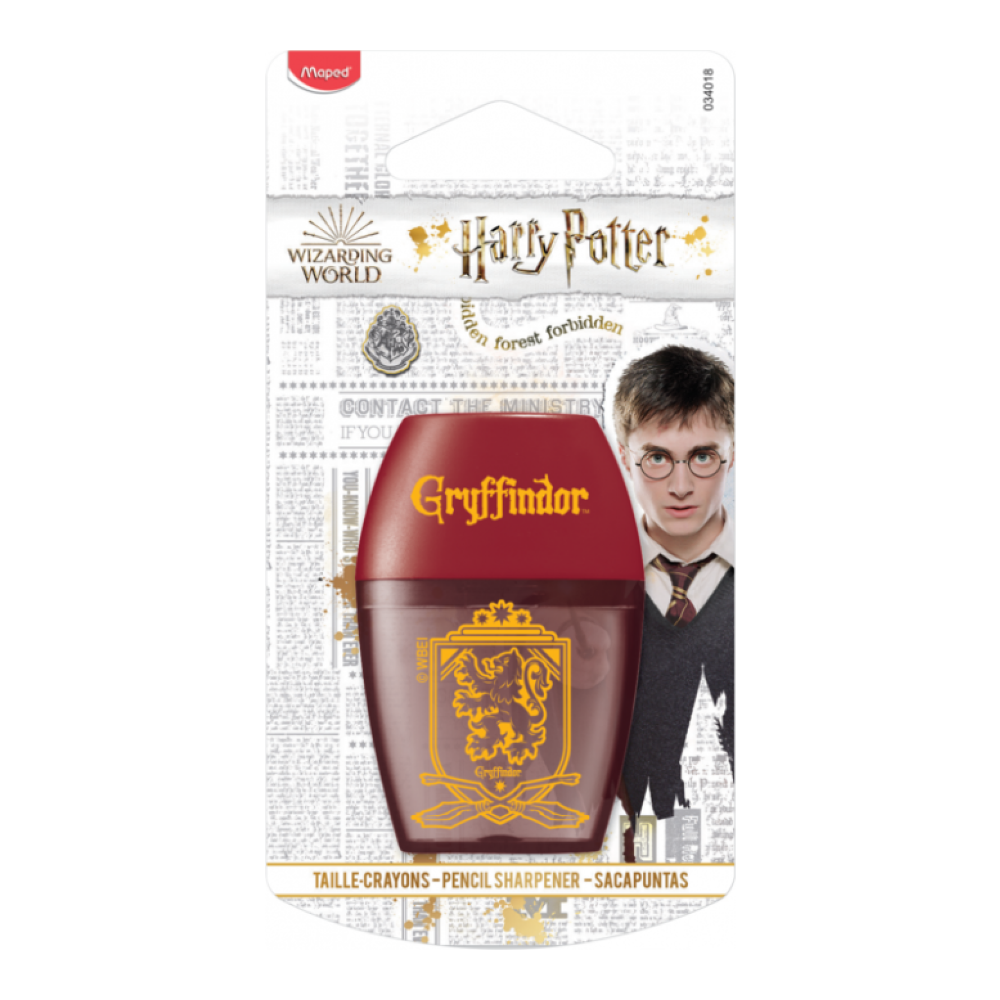 Точилка "Harry Potter", 1 отверстие, темно-красный
