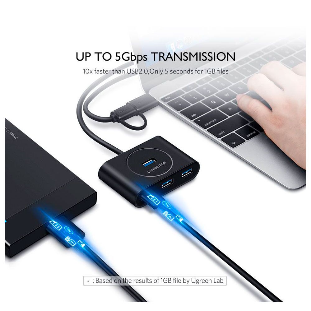USB-хаб Ugreen "CR113" (20291) - 3