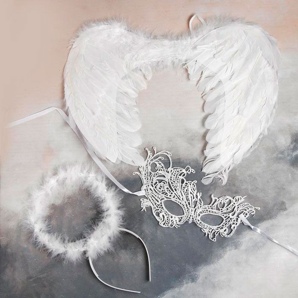 Набор карнавальный "Белый ангел" - 3