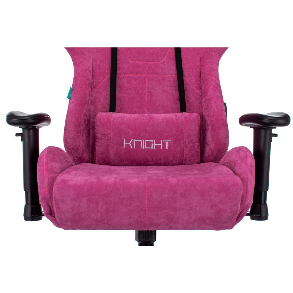 Кресло игровое Бюрократ "VIKING KNIGHT Fabric", ткань, металл, малиновый - 11