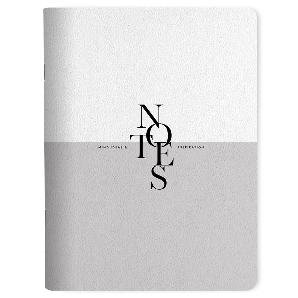 Тетрадь "Notes", А5, 48 листов, клетка, серый
