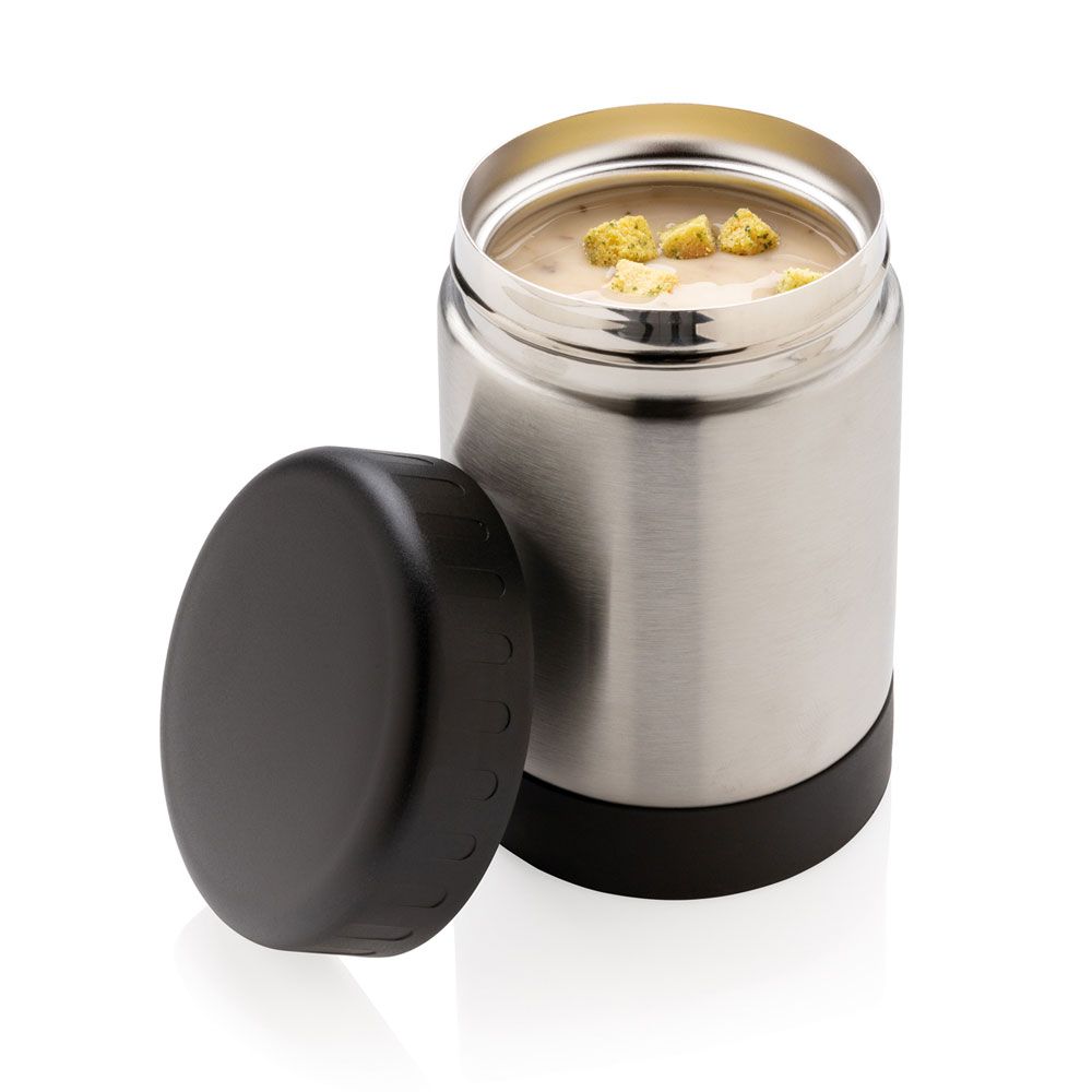 Термос для еды "P432.962", металл, 300 мл, серебристый, черный - 5