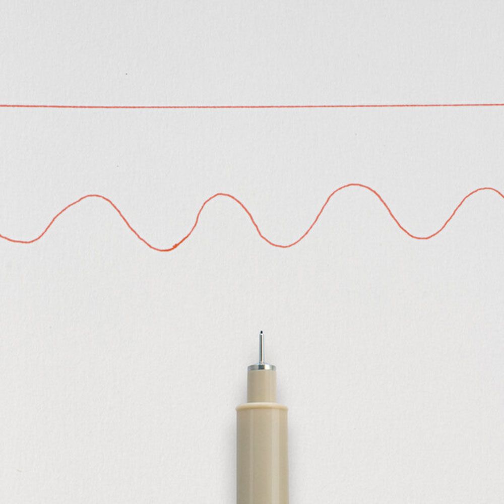 Ручка капиллярная "Pigma Micron", 0.2 мм, красный - 2