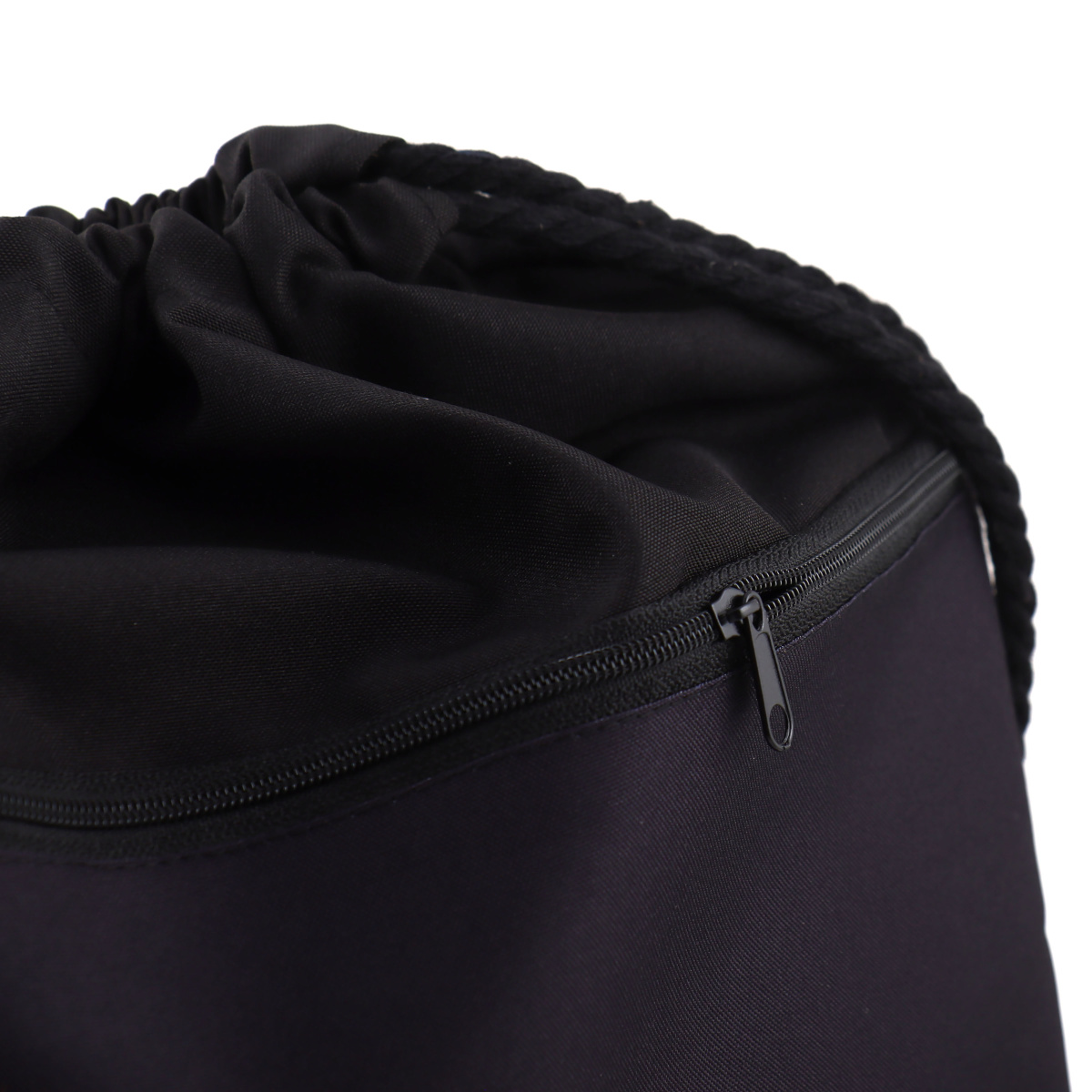 Мешок для обуви "Гусь обнимусь" с карманом,  37x45 см, черный - 4