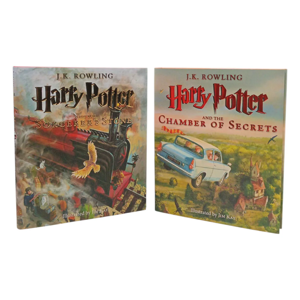 Комплект книг на английском языке "Harry Potter. The Illustrated Editions: Years 1 and 2", J.K. Rowling, Ill. Jim Kay  - 4