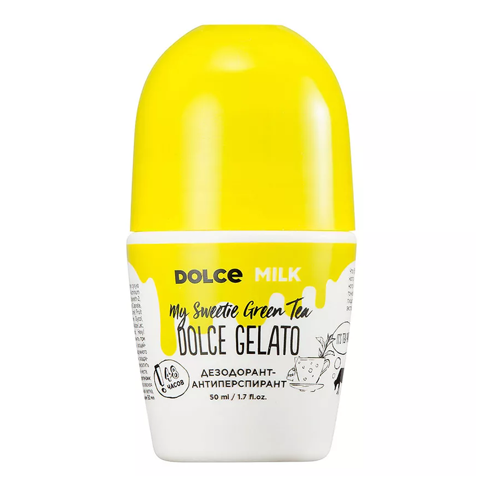 Дезодорант-антиперспирант шариковый DOLCE MILK GELATO "Мой сладкий, зеленый чай", 50 мл