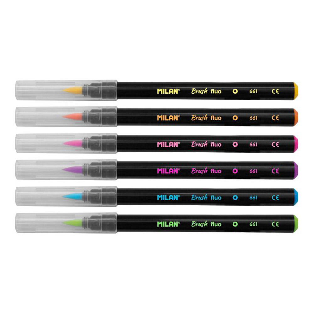 Фломастеры "Milan", 6 шт