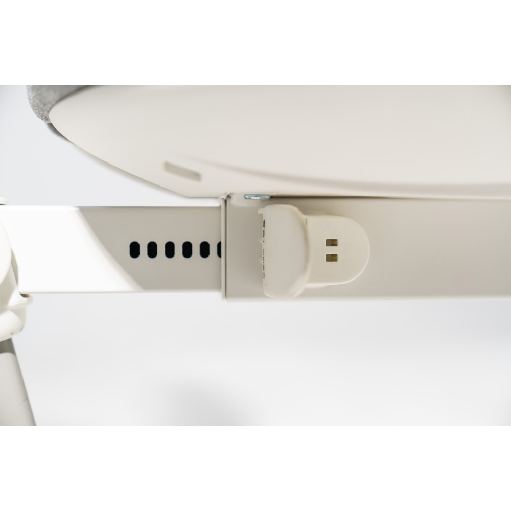 Кресло детское Ergosmart Maximus, ткань, серый, пластик, корпус белый, с чехлом "светлый лен" - 11