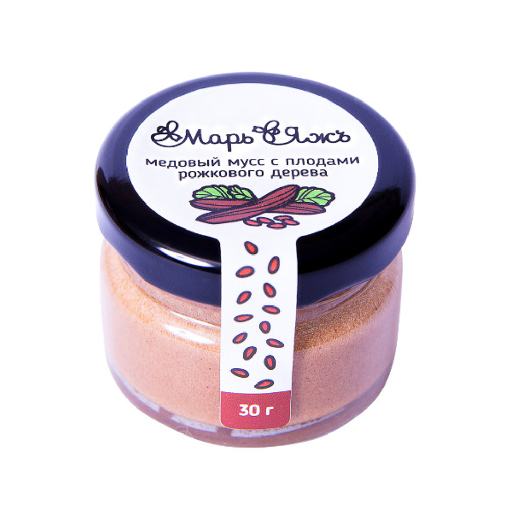 Медовый мусс "МарьЯжъ" с плодами рожкового дерева, 30 гр 