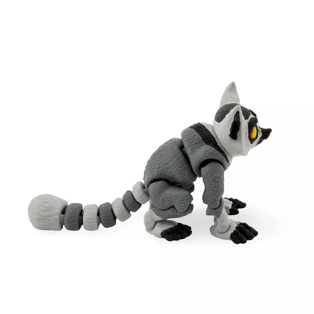 Игрушка 3D "Лемур Лем цветной" - 3