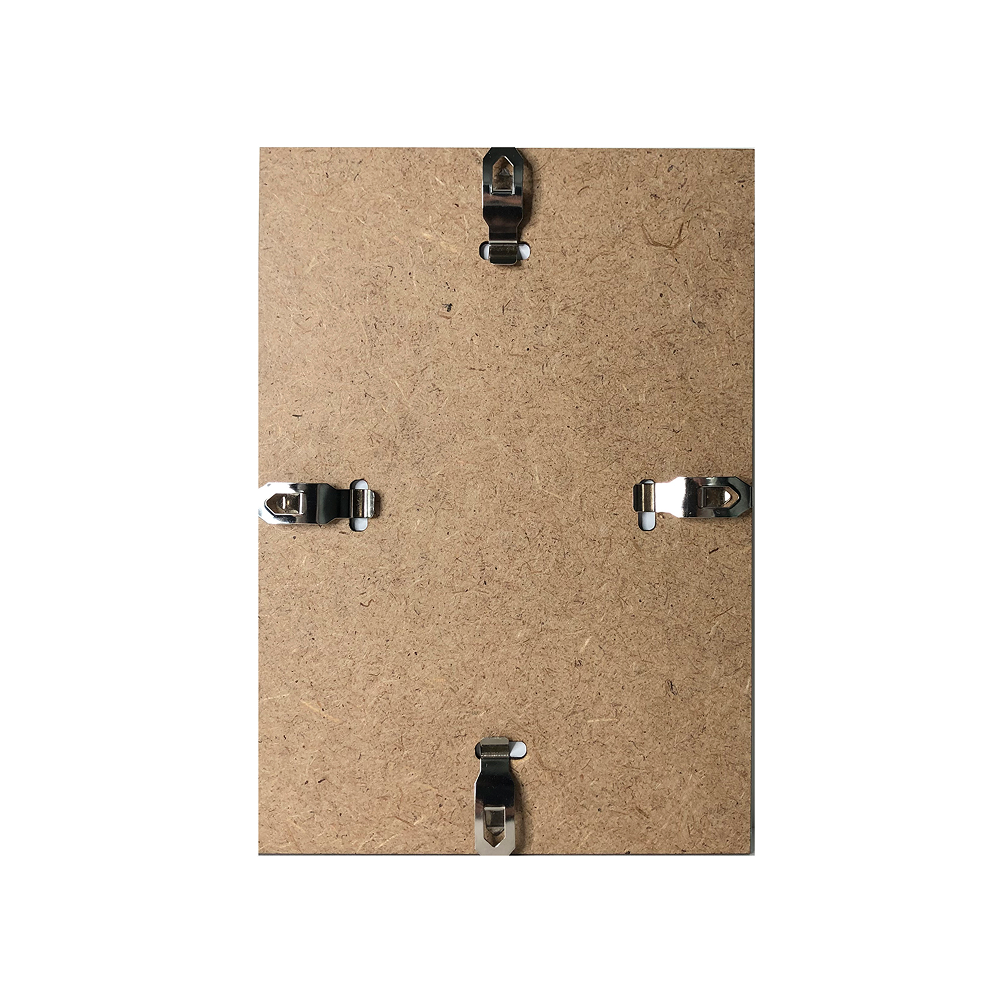 Фоторамка "ПКлип002130 Zebra", 30х40 см, клип, со стеклом, прозрачный