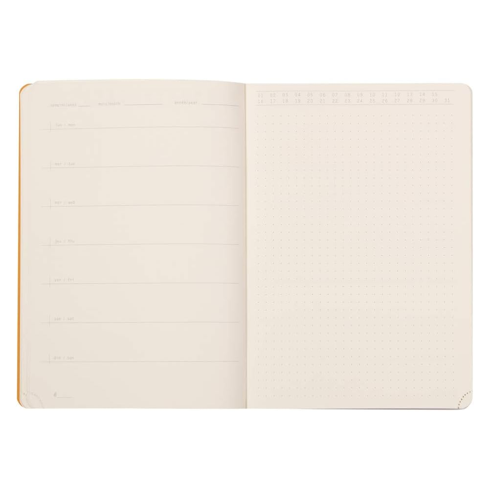 Еженедельник недатированный "Rhodiarama Perpetual", А5, 64 листа, светло-фиолетовый - 3