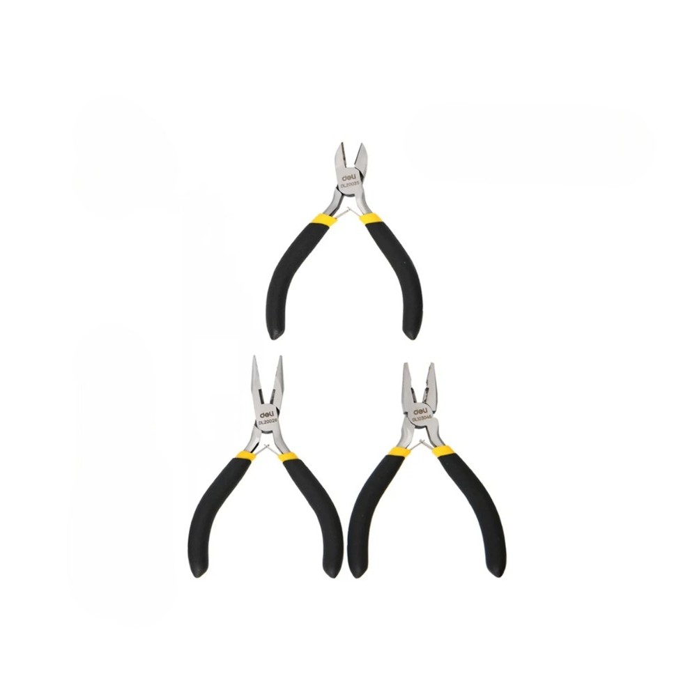 Набор мини-плоскогубцев Deli YS EDL103205-3, 3 шт