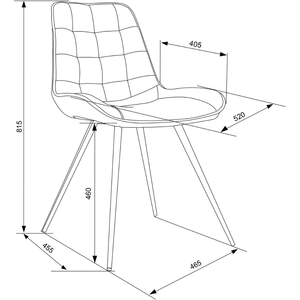 Стул Бюрократ "CH-K2", ткань, светло-серый, металл - 8